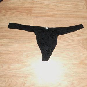 Ikingsky Black Mens Thong